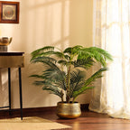 artificial premium areca palm plant with black pot 4 feet for home and office decor for indoor and outdoor use