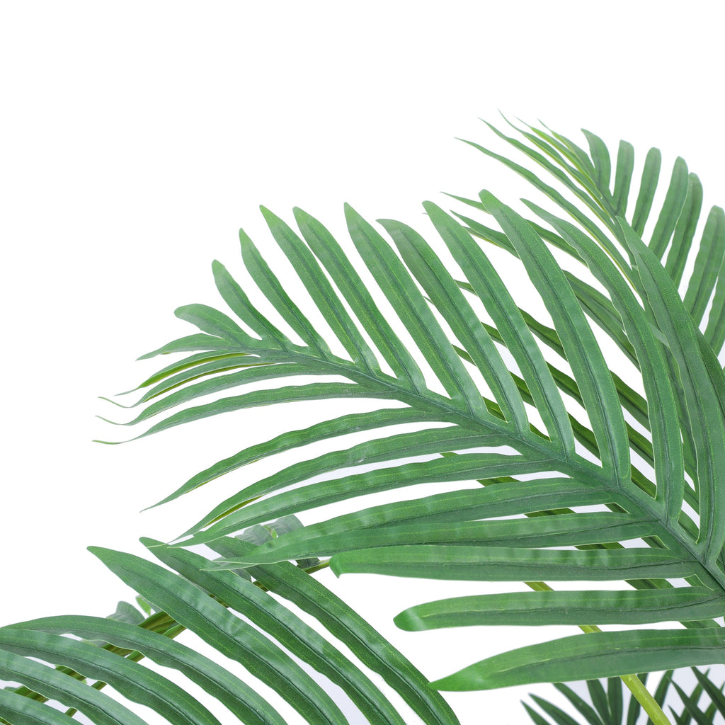 artificial premium areca palm plant with black pot 4 feet for home and office decor for indoor and outdoor use