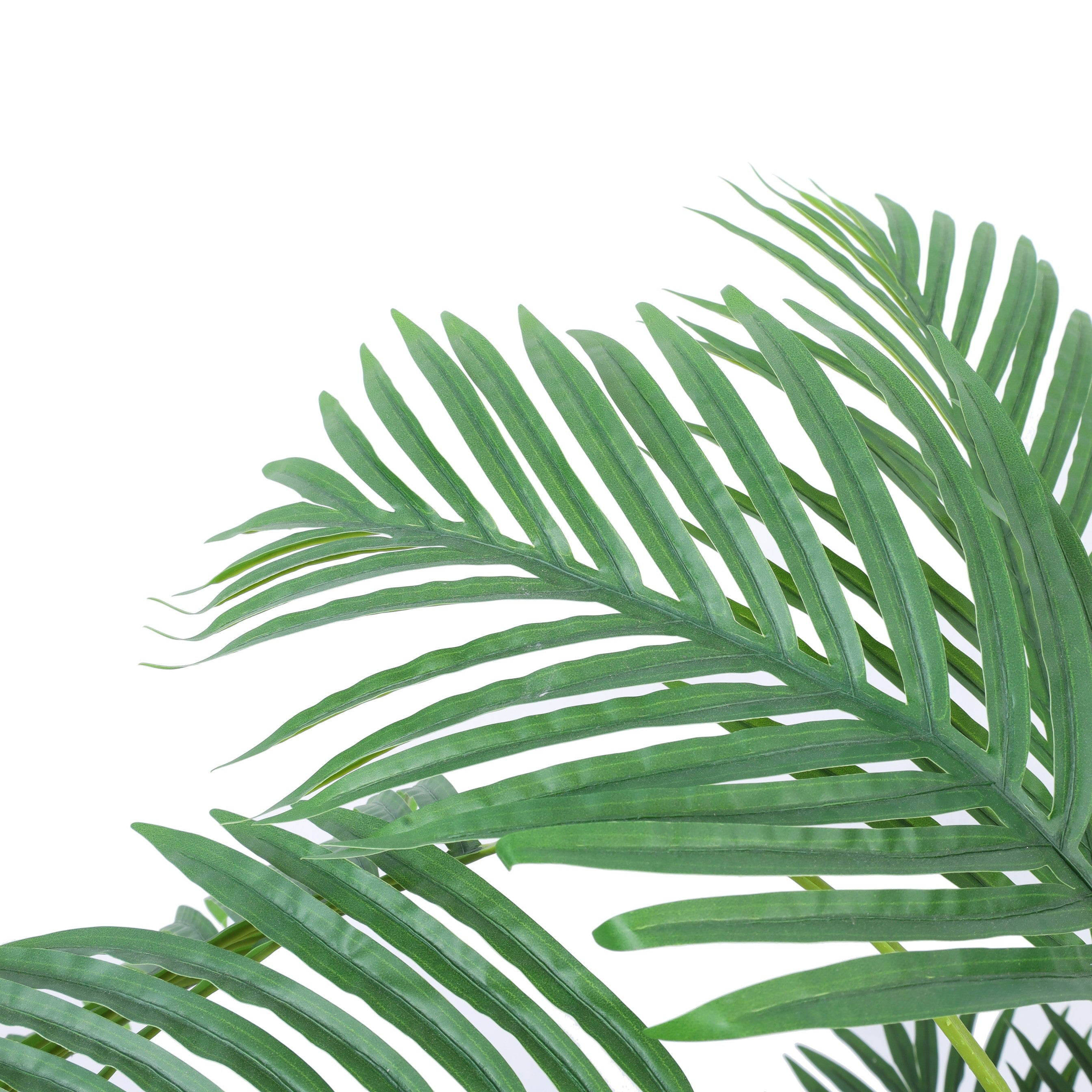 artificial premium areca palm plant with black pot 4 feet for home and office decor for indoor and outdoor use