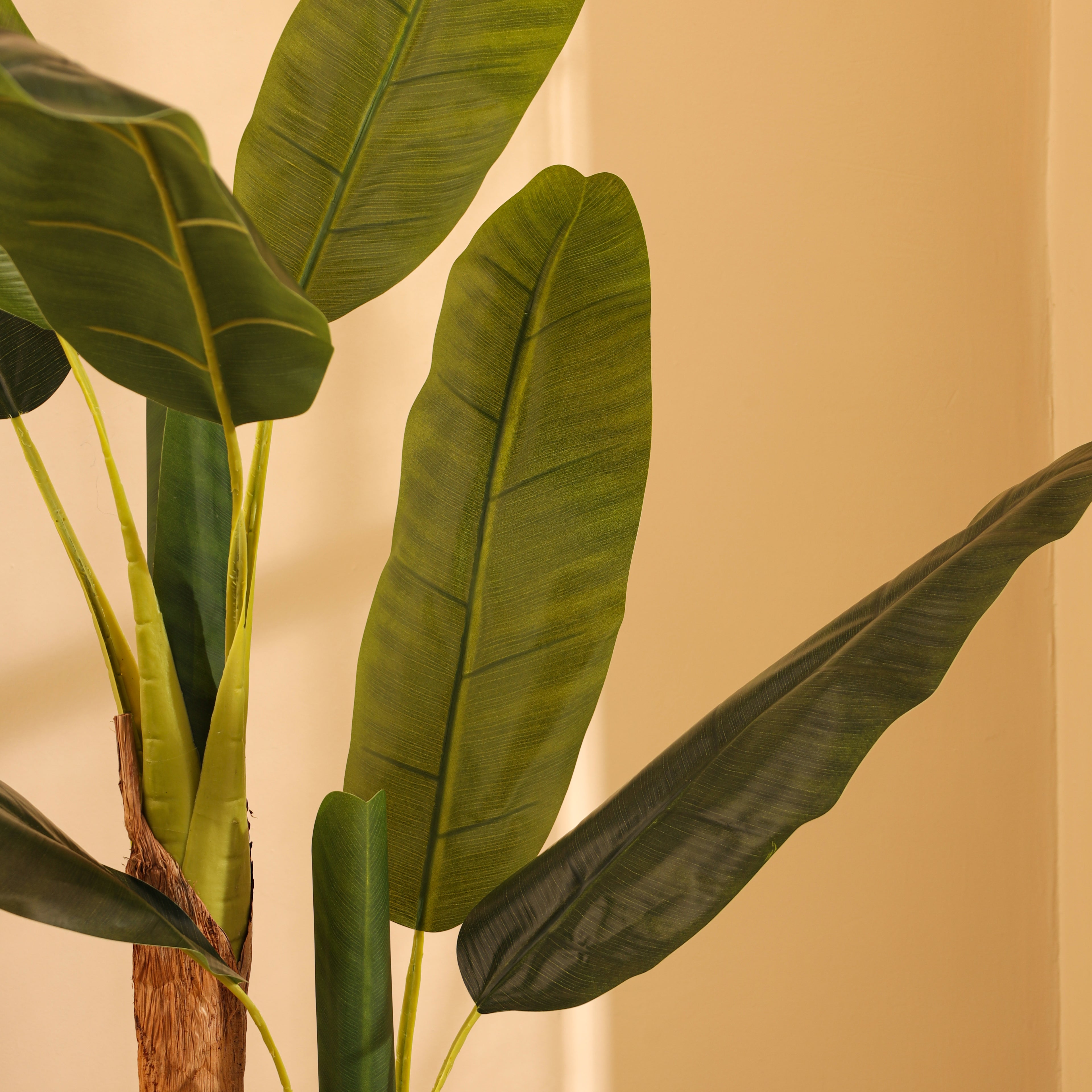 artificial premium banana plant with pot 5 feet for home and office decor for indoor and outdoor use 