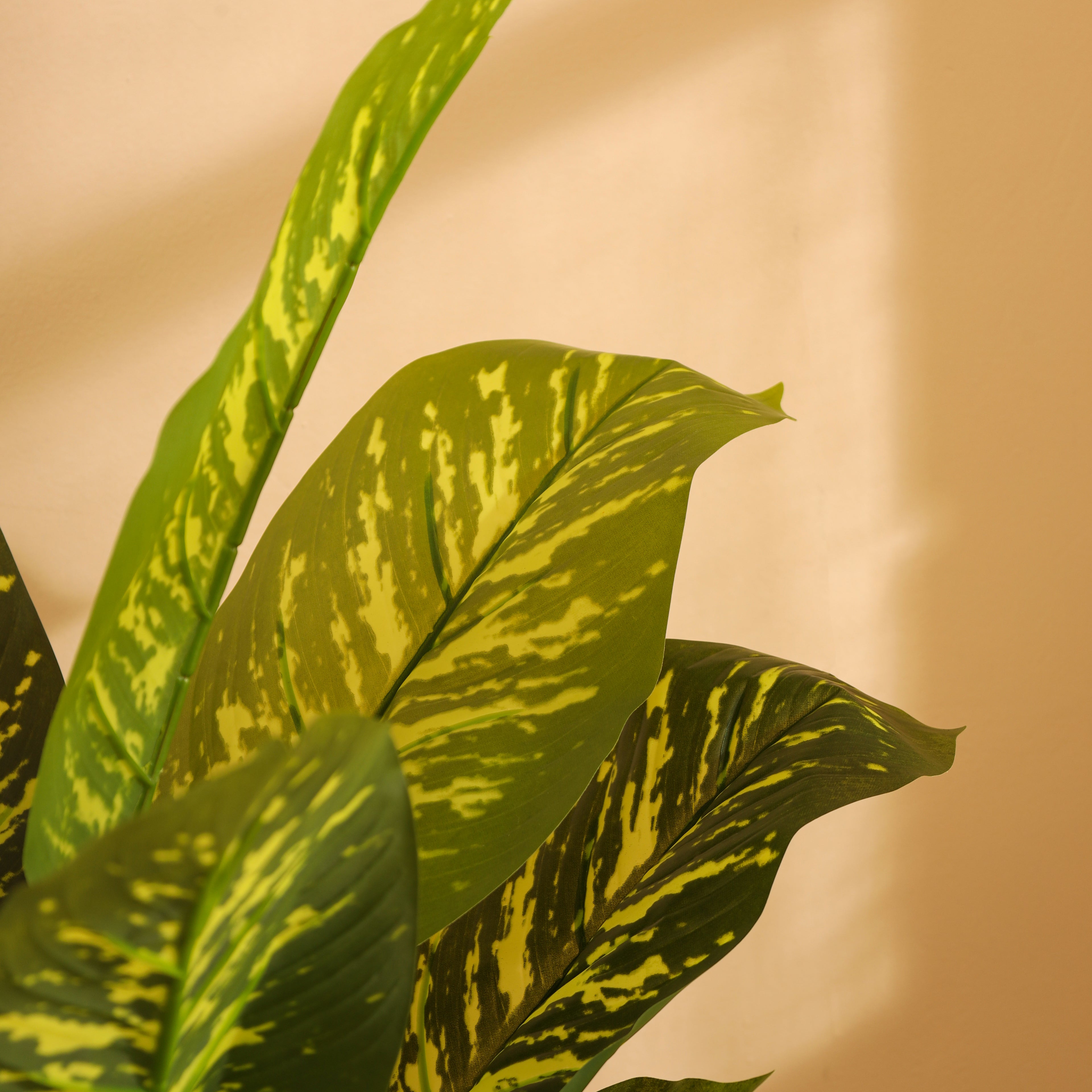 artificial premium dieffenbachia plant with pot 3 feet for home and office decor for indoor and outdoor use 