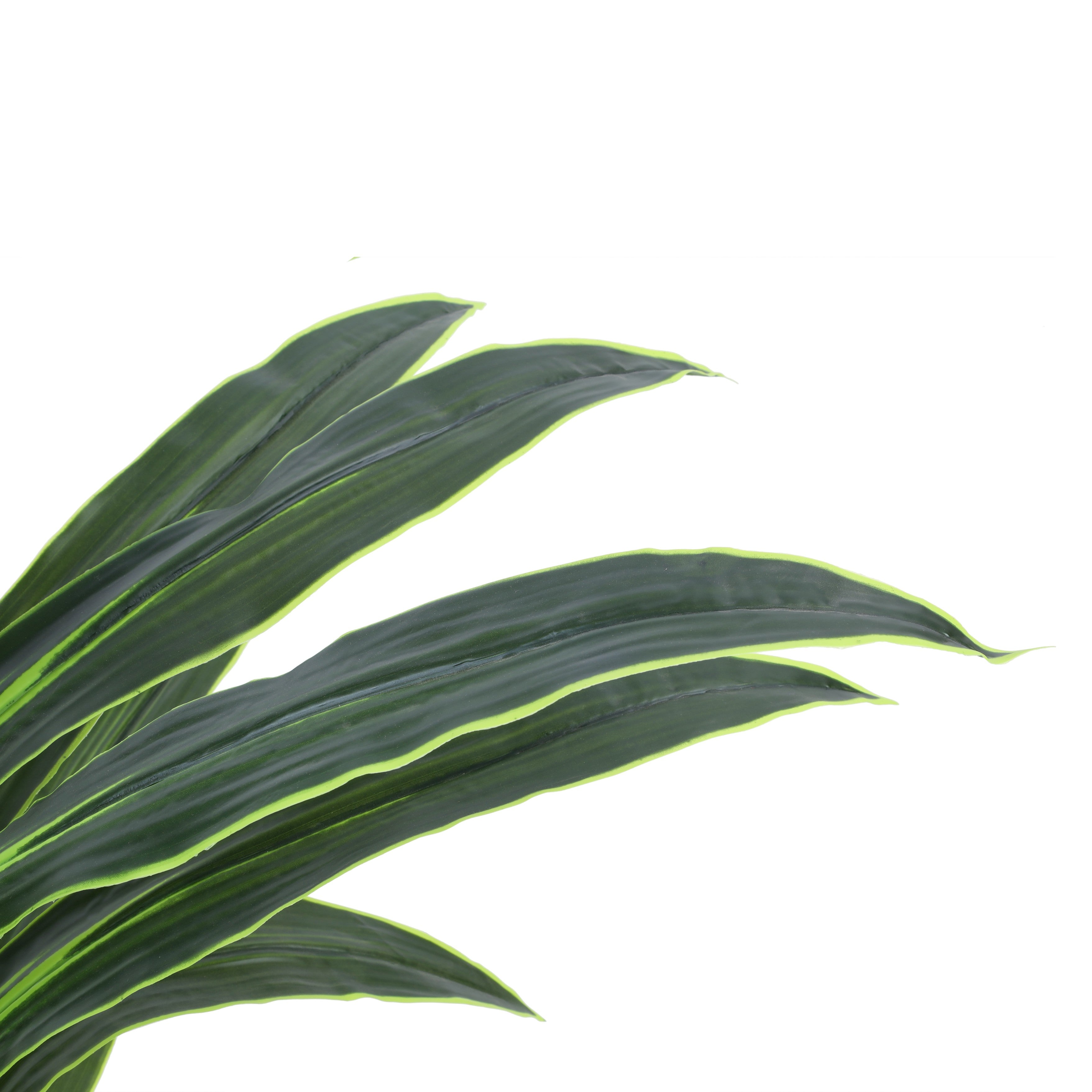 artificial premium dragon plant with black pot 4 feet for home and office decor for indoor and outdoor use