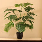 artificial premium potted areca palm plant with pot 2 feet for home and office decor for indoor and outdoor use 