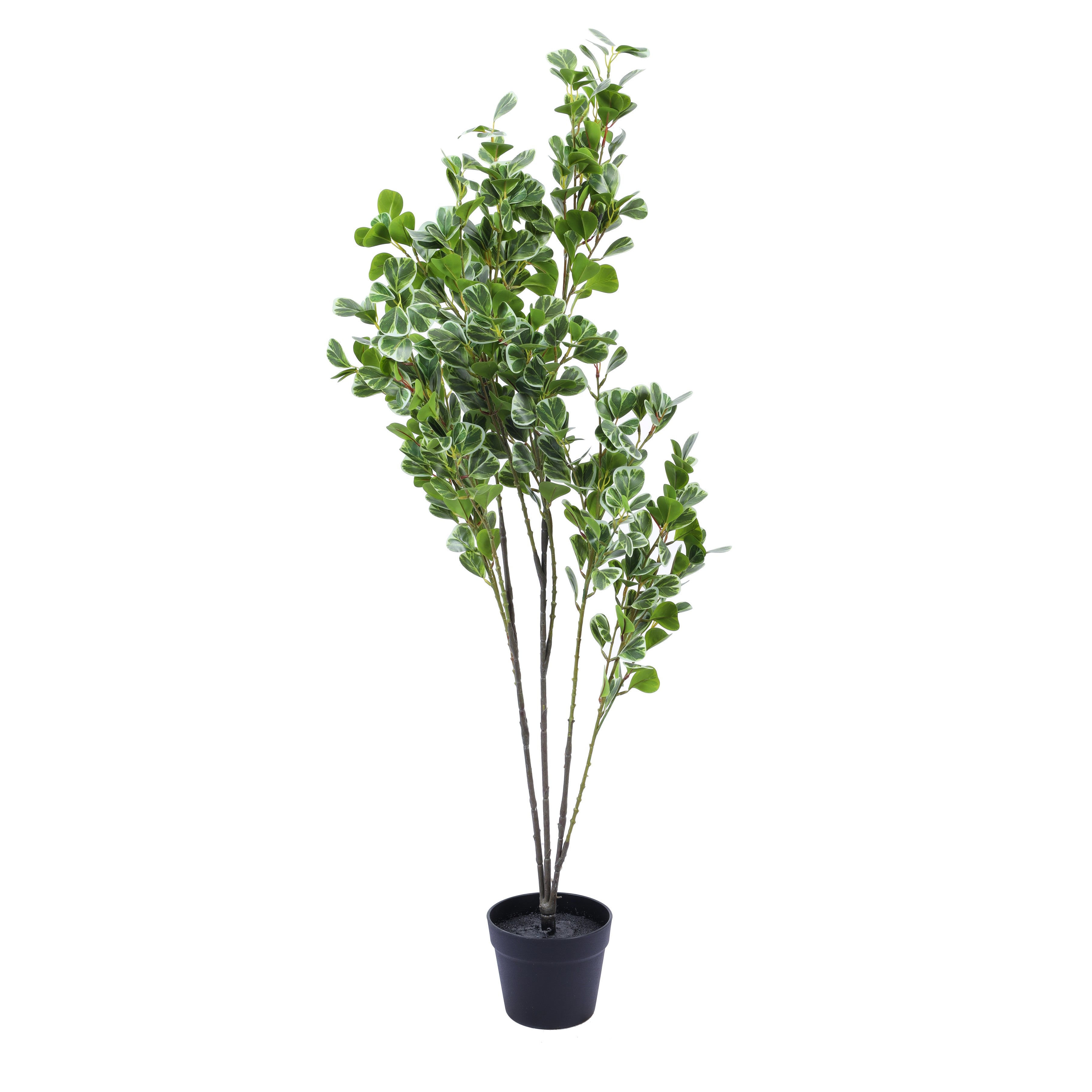 artificial premium schefflera plant with black pot 4 feet for home and office decor for indoor and outdoor use