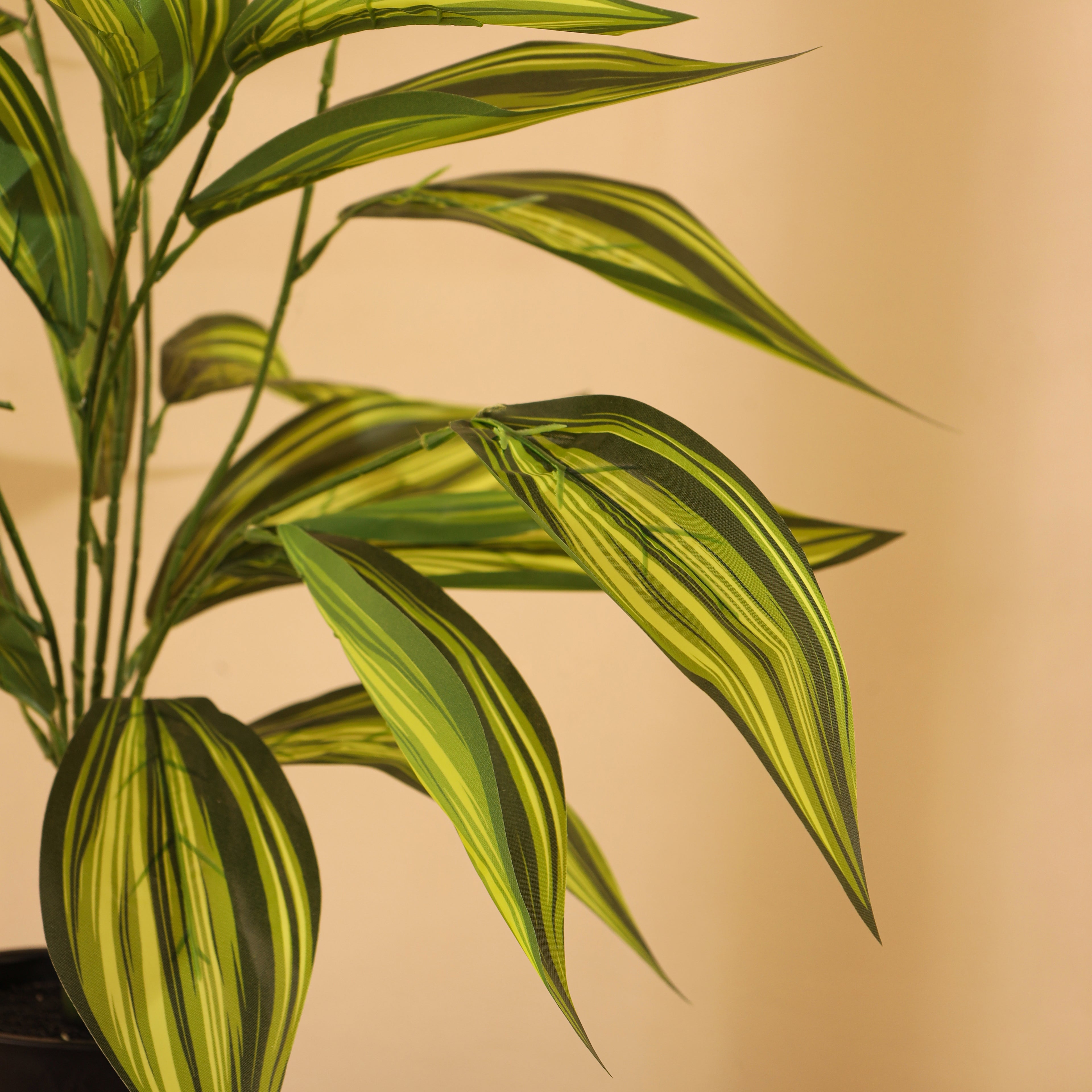 artificial yellow croton plant without pot 2 feet set of 2 for home and office decor 