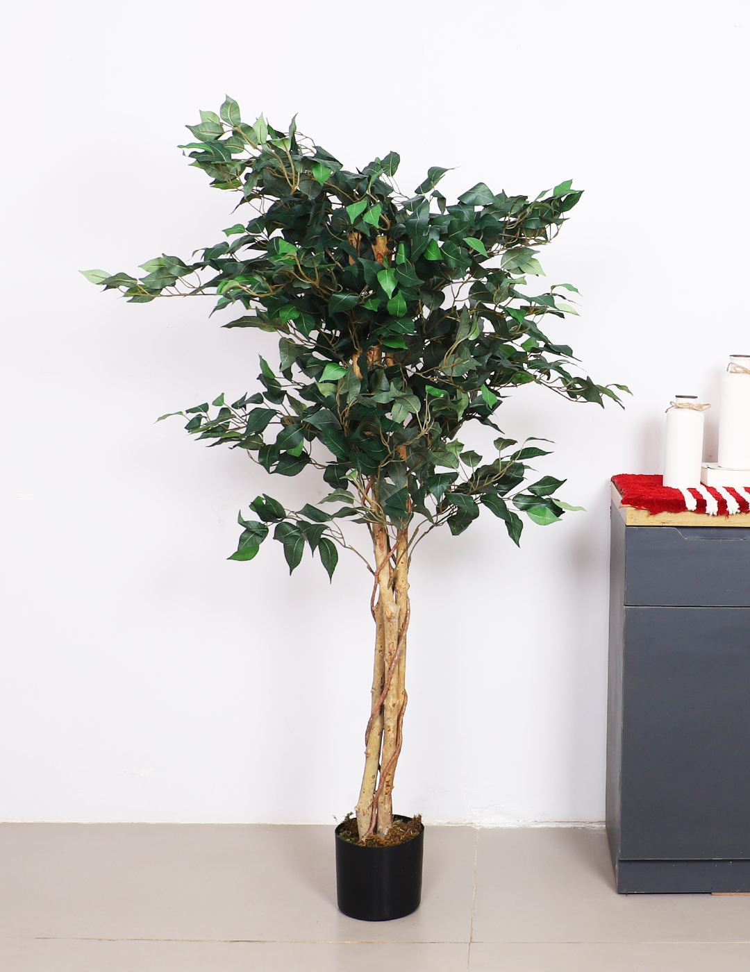 artificial ficus plant with pot 5 feet for home and office decor 
