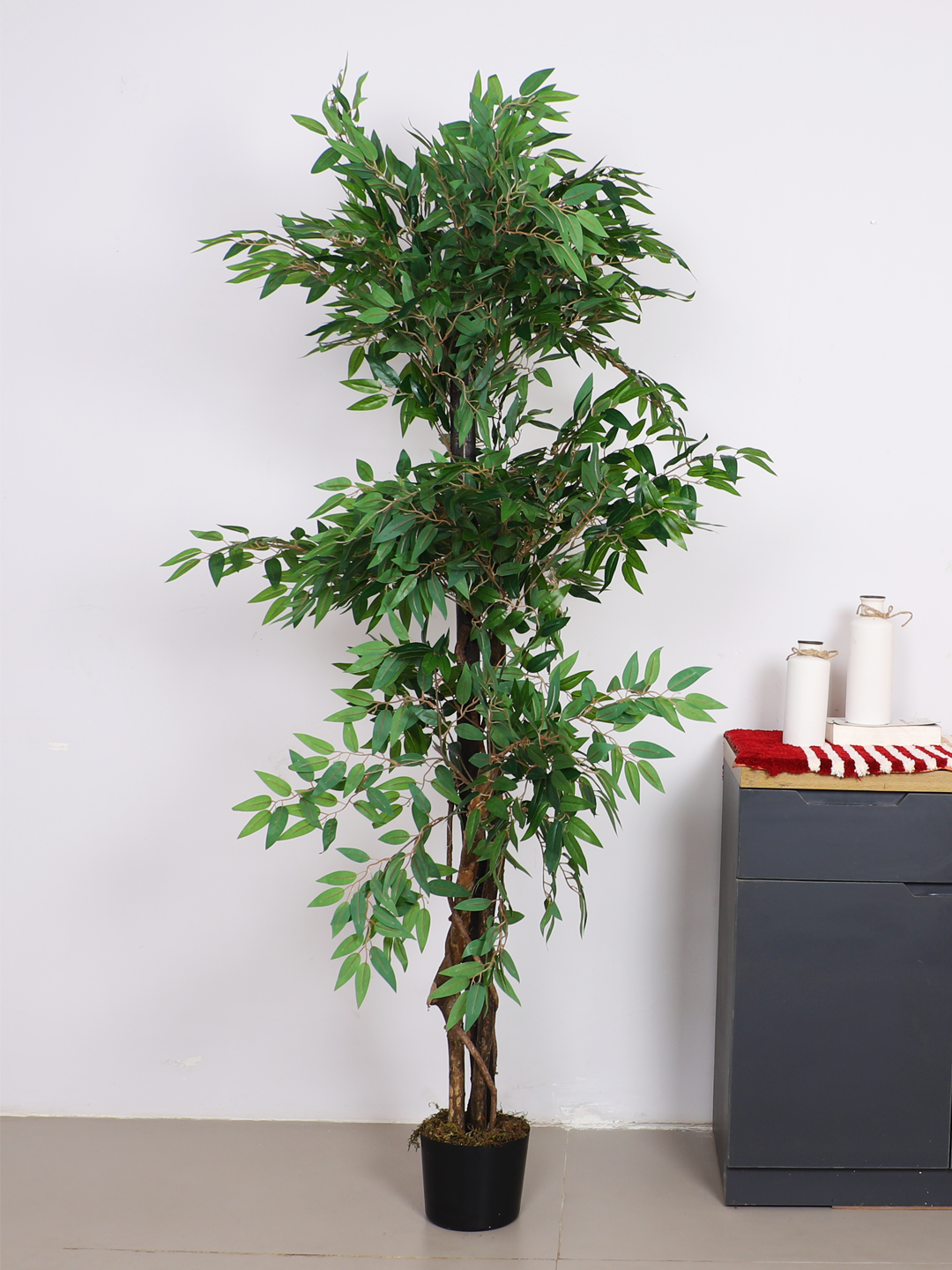 artificial ficus plant with pot 6 feet for home and office decor 