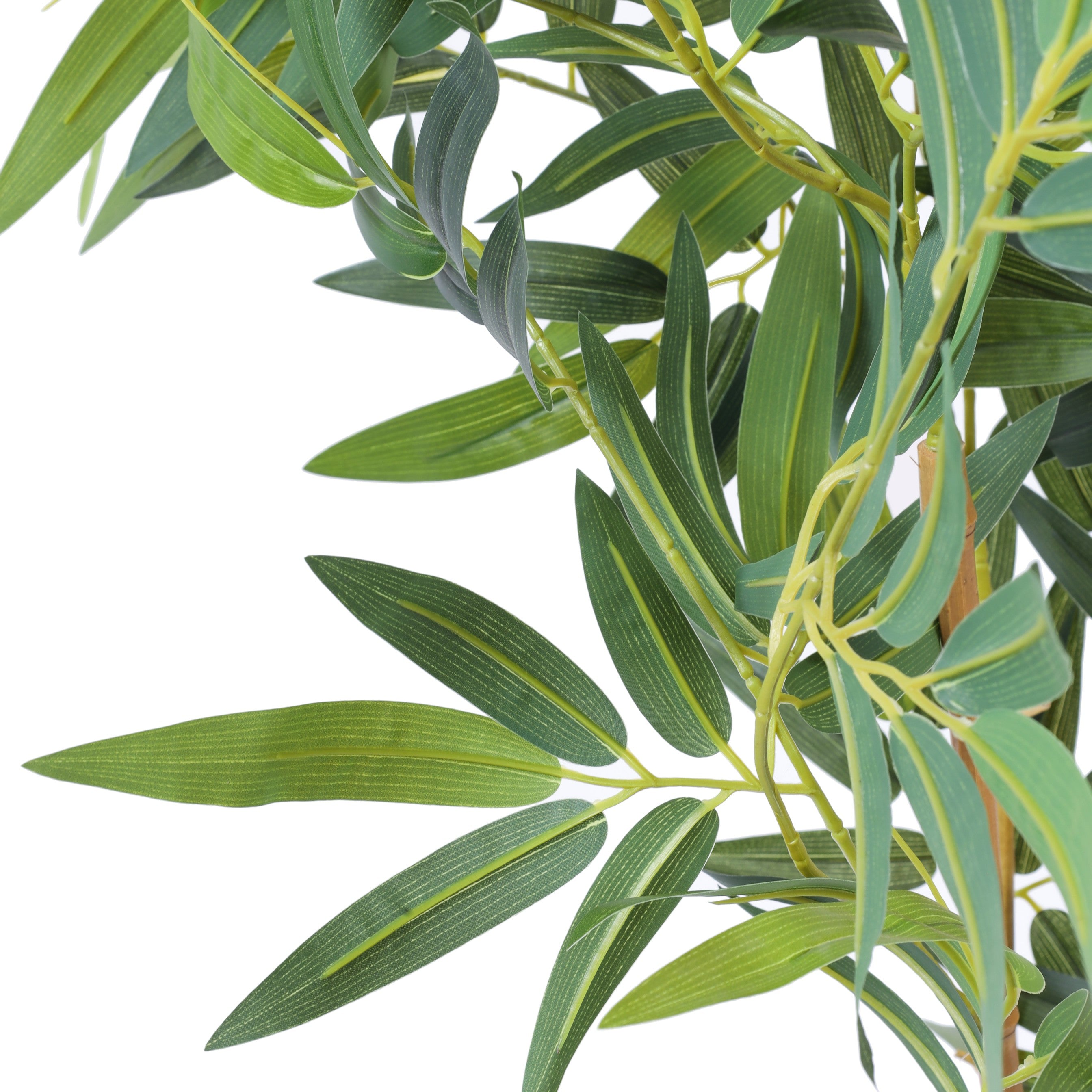 faux premium bamboo plant with pot 5 feet for home and office decor for indoor and outdoor use