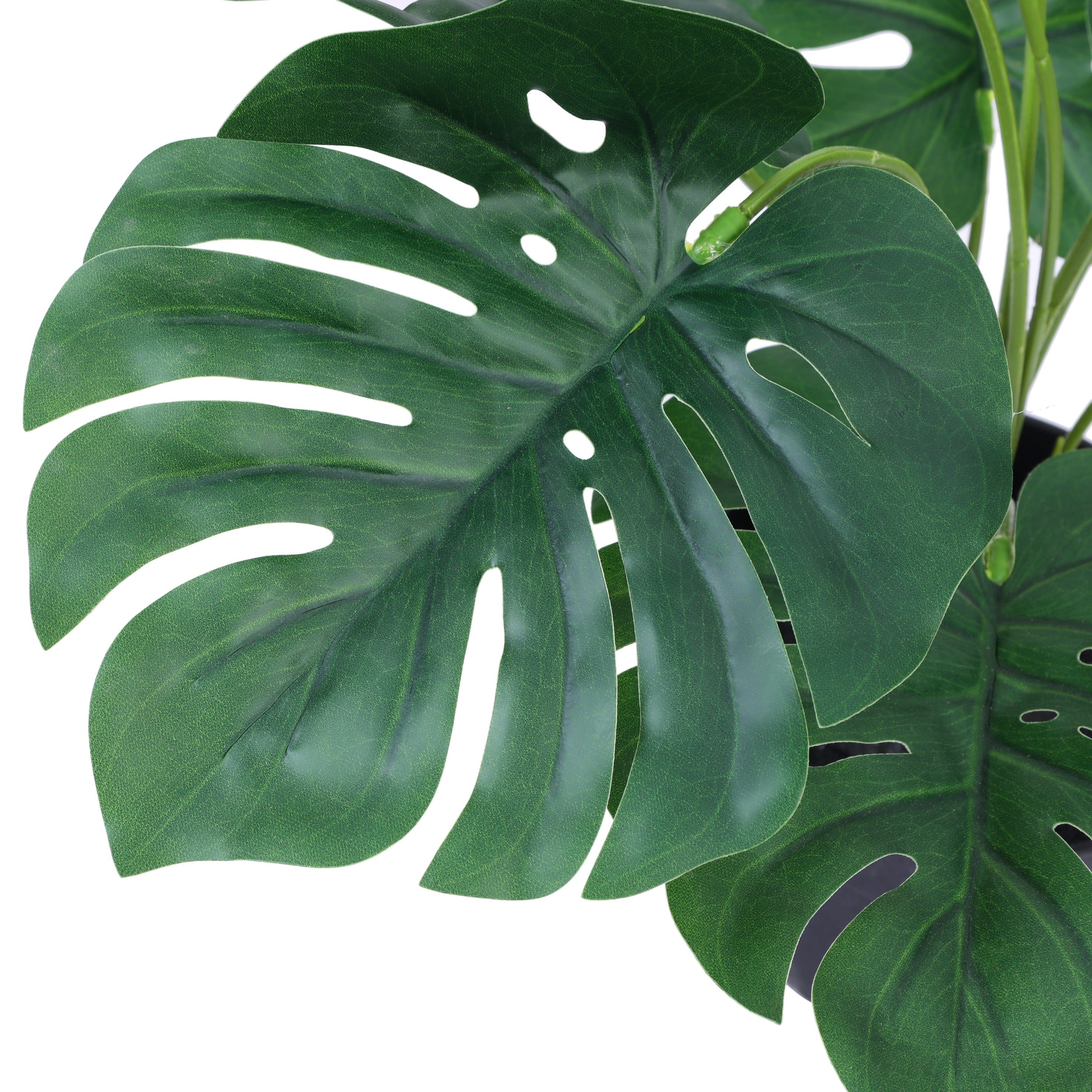 faux premium monstera plant with pot 2 feet for home and office decor for indoor and outdoor use