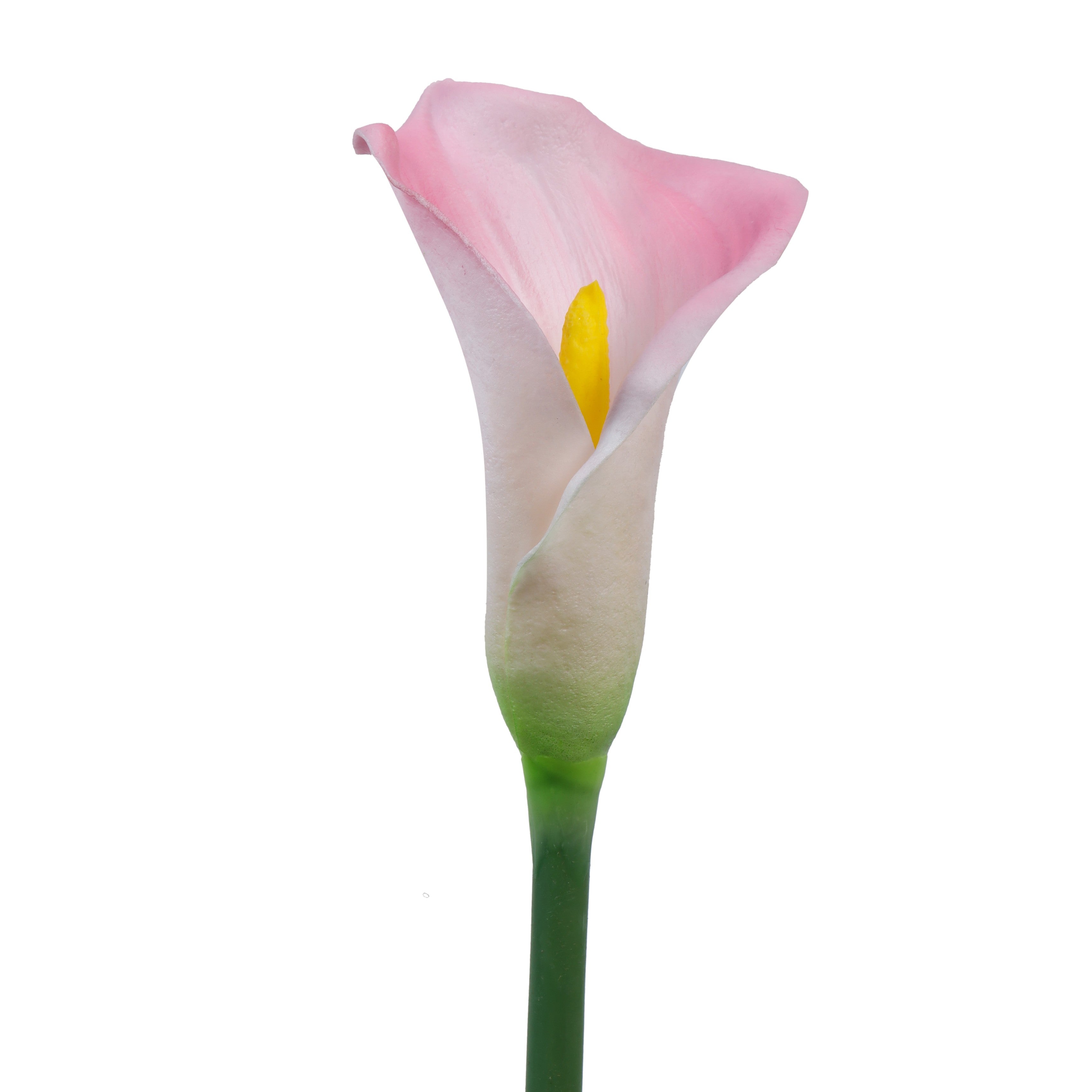 luxe artificial calla lily flower sticks set of 5 sticks pink color 2.2 feet for home and office decor for indoor and outdoor use 