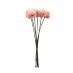 premium artificial chrysanthemum flower sticks set of 6 sticks peach color 1.5 feet for home and office decor for indoor and outdoor use 