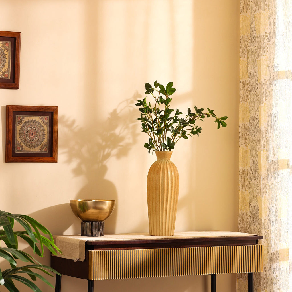 premium artificial eucalyptus sticks set of 3 sticks green color 2 feet for home and office decor for indoor and outdoor use 