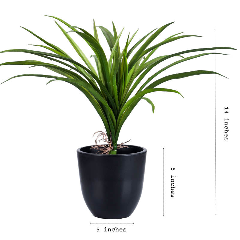 premium artificial grass plant with pot 1 foot for home and office decor for indoor and outdoor use