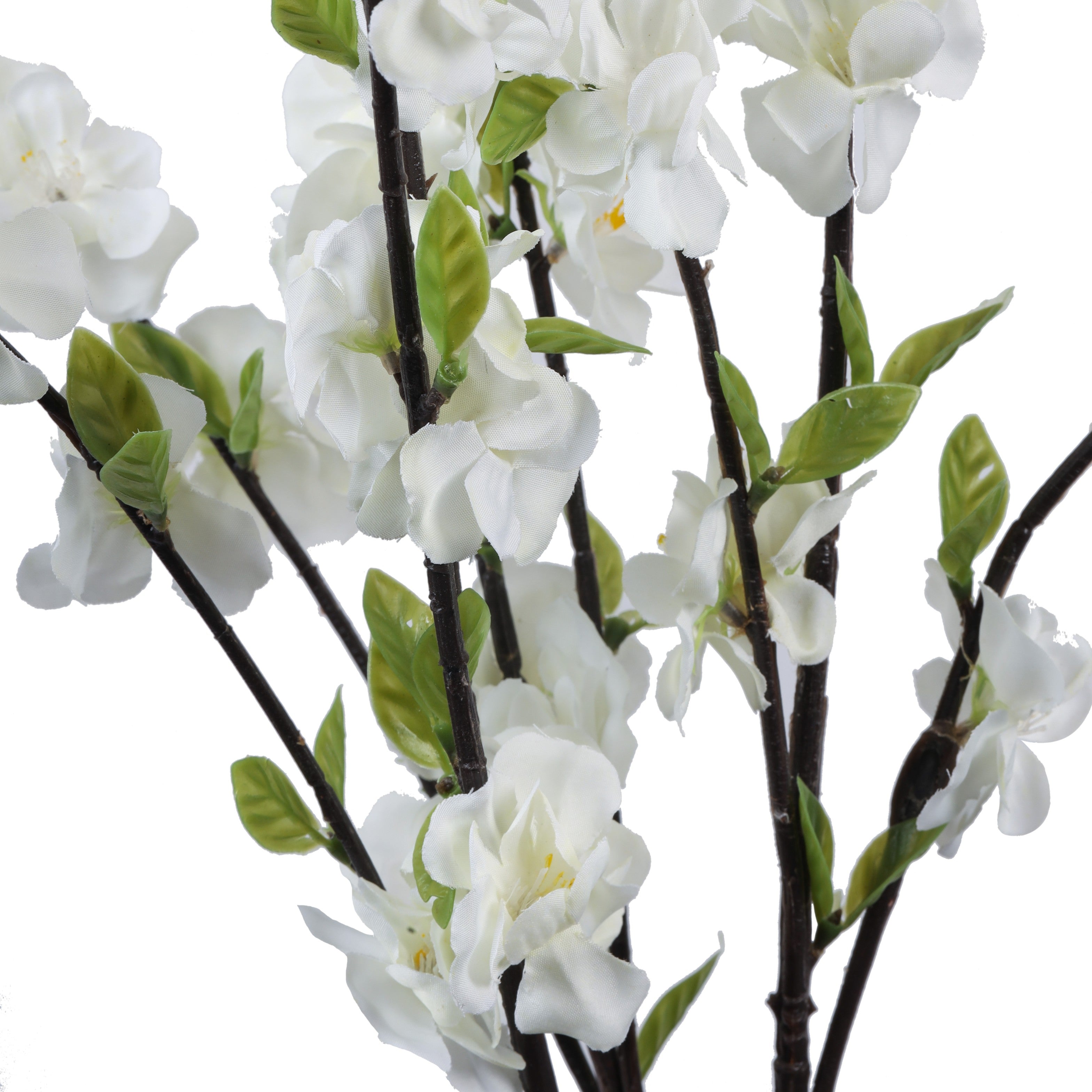 premium artificial japanese cherry blossom flower stick white color 3 feet for home and office decor for indoor and outdoor use 