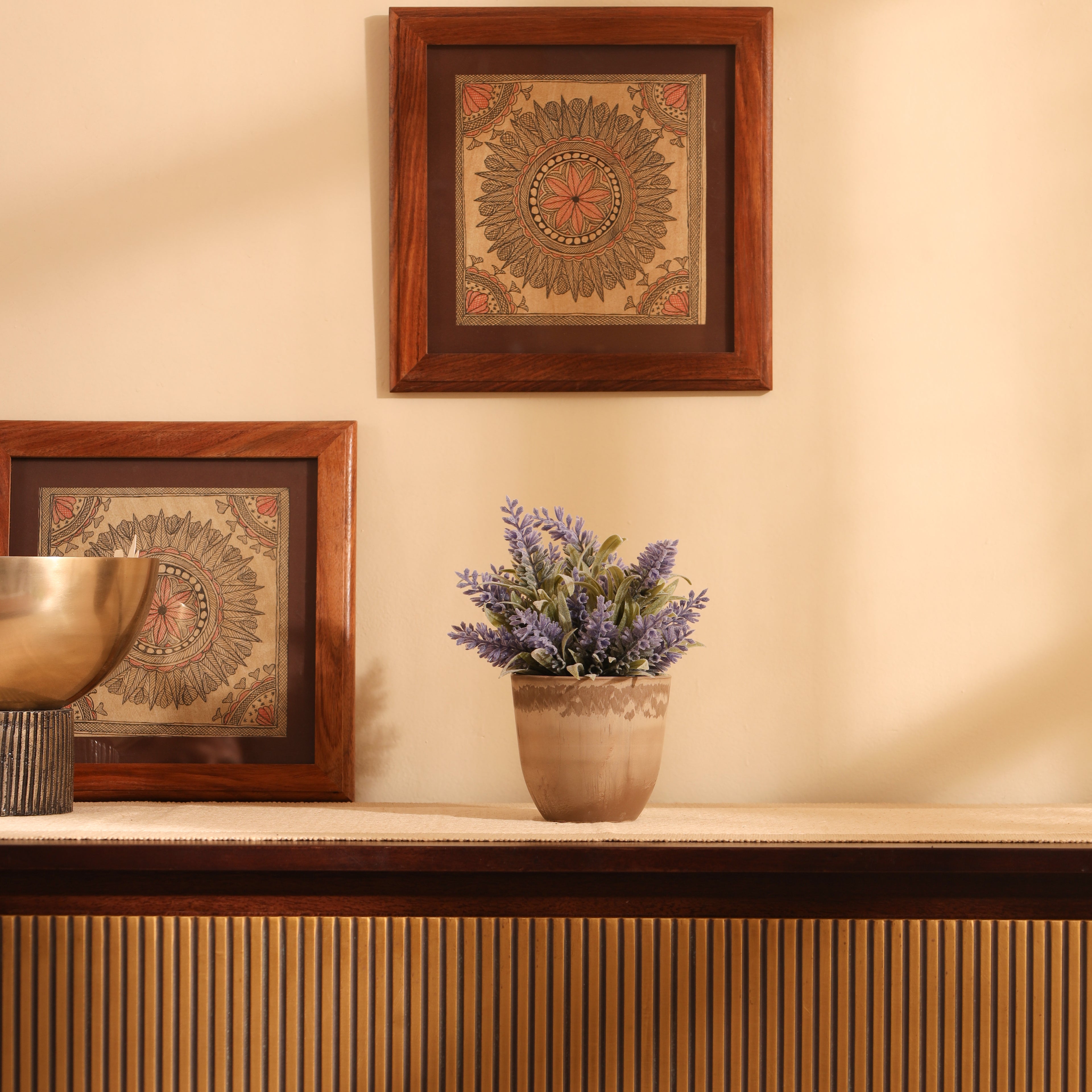 premium artificial lavender plant with pot 20 cm for home and office decor for indoor and outdoor use